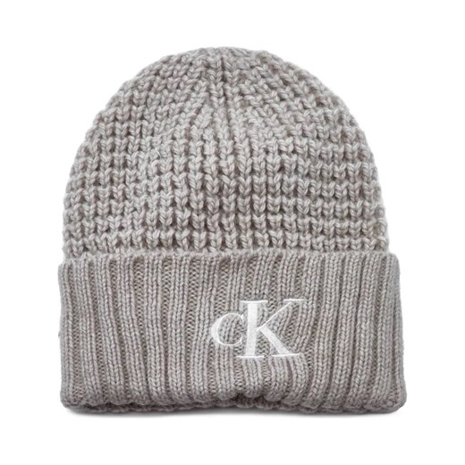 Calvin Klein Jeans Czapka | z dodatkiem wełny ze sklepu Gomez Fashion Store w kategorii Czapki zimowe damskie - zdjęcie 184316515