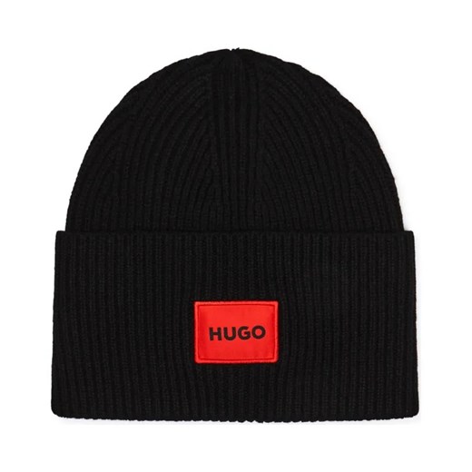 HUGO Wełniana czapka Saffa ze sklepu Gomez Fashion Store w kategorii Czapki zimowe damskie - zdjęcie 184316547