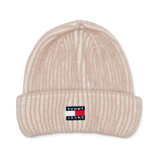 Tommy Jeans Czapka HERITAGE | z dodatkiem wełny ze sklepu Gomez Fashion Store w kategorii Czapki zimowe damskie - zdjęcie 184316569