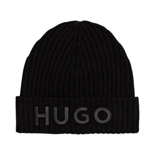 HUGO Wełniana czapka Unisex X ze sklepu Gomez Fashion Store w kategorii Czapki zimowe damskie - zdjęcie 184316576