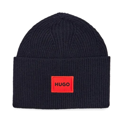 HUGO Wełniana czapka Xaff 6 ze sklepu Gomez Fashion Store w kategorii Czapki zimowe męskie - zdjęcie 184316695