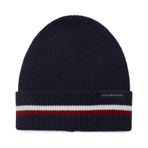 Tommy Hilfiger Czapka CORPORATE | z dodatkiem wełny ze sklepu Gomez Fashion Store w kategorii Czapki zimowe męskie - zdjęcie 184316729