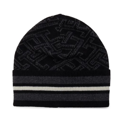 Tommy Hilfiger Wełniana czapka TH MONOGRAM AOP ze sklepu Gomez Fashion Store w kategorii Czapki zimowe męskie - zdjęcie 184316778