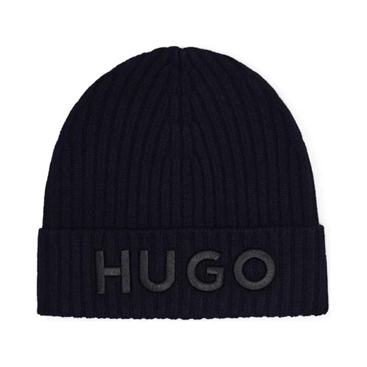 HUGO Wełniana czapka X565-7 ze sklepu Gomez Fashion Store w kategorii Czapki zimowe męskie - zdjęcie 184316779