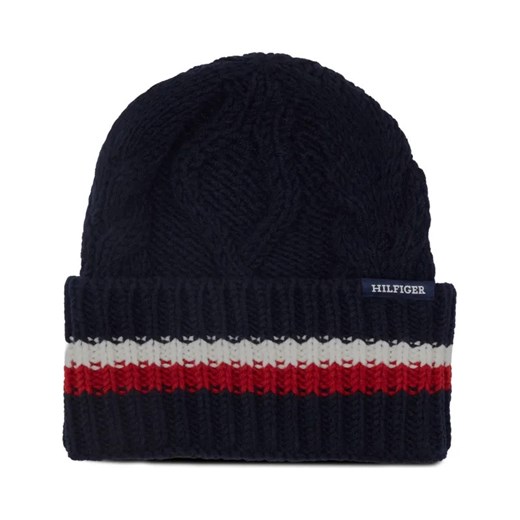 Tommy Hilfiger Czapka | z dodatkiem wełny ze sklepu Gomez Fashion Store w kategorii Czapki zimowe męskie - zdjęcie 184316786