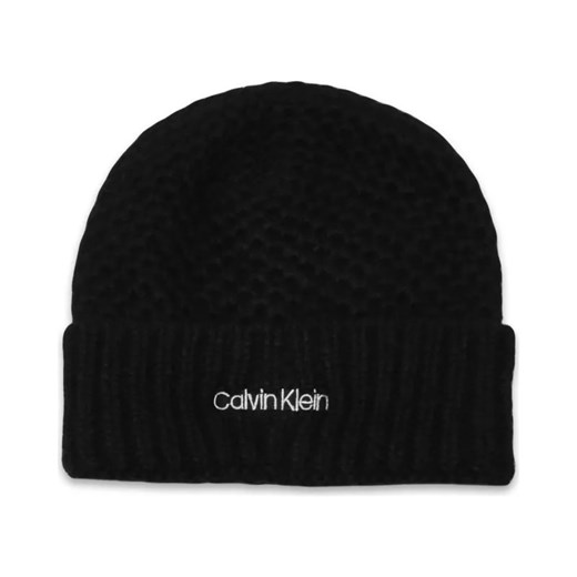 Calvin Klein Wełniana czapka ze sklepu Gomez Fashion Store w kategorii Czapki zimowe damskie - zdjęcie 184316789