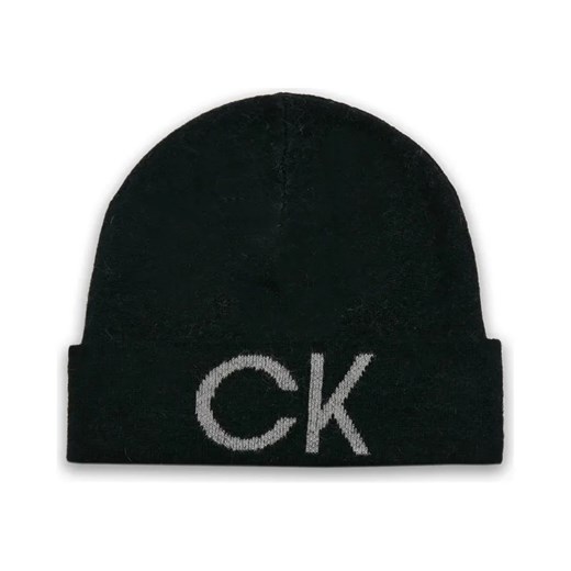 Calvin Klein Wełniana czapka ELEVATED MONOGRAM ze sklepu Gomez Fashion Store w kategorii Czapki zimowe damskie - zdjęcie 184316815