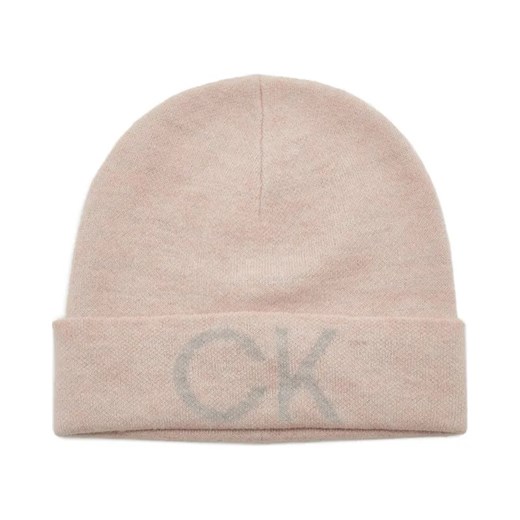Calvin Klein Wełniana czapka ELEVATED MONOGRAM ze sklepu Gomez Fashion Store w kategorii Czapki zimowe damskie - zdjęcie 184316818