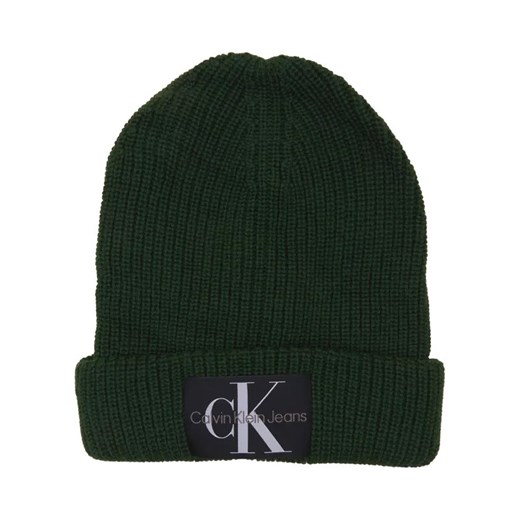 Calvin Klein Jeans Czapka | z dodatkiem wełny ze sklepu Gomez Fashion Store w kategorii Czapki zimowe męskie - zdjęcie 184316946