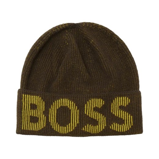 BOSS BLACK Czapka Lamico | z dodatkiem wełny ze sklepu Gomez Fashion Store w kategorii Czapki zimowe męskie - zdjęcie 184316977