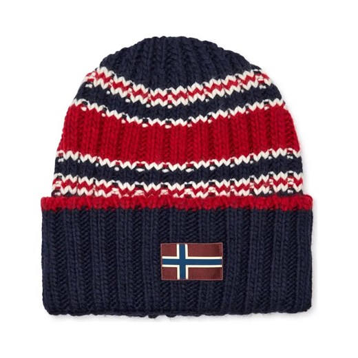 Napapijri Czapka AREUSE | z dodatkiem wełny ze sklepu Gomez Fashion Store w kategorii Czapki zimowe męskie - zdjęcie 184317238