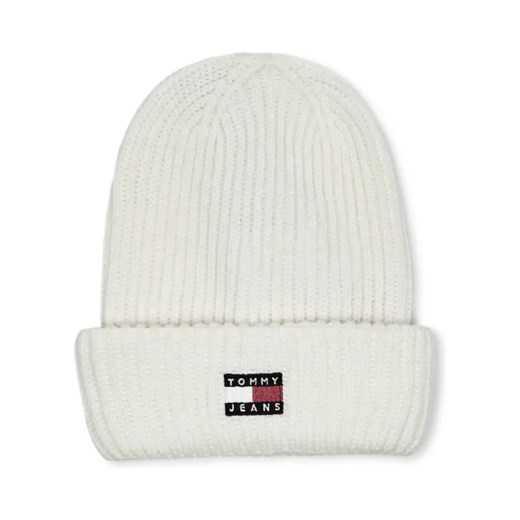 Tommy Jeans Czapka HERITAGE | z dodatkiem wełny ze sklepu Gomez Fashion Store w kategorii Czapki zimowe damskie - zdjęcie 184317335