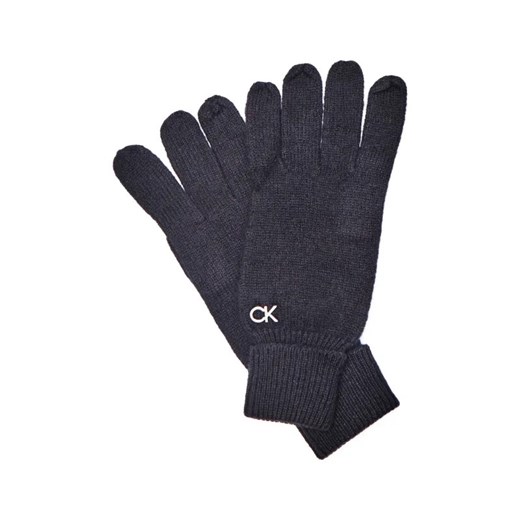Calvin Klein Wełniane rękawiczki | z dodatkiem kaszmiru ze sklepu Gomez Fashion Store w kategorii Rękawiczki damskie - zdjęcie 184317437