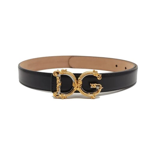 Dolce & Gabbana Skórzany pasek Dolce & Gabbana 90 okazja Gomez Fashion Store