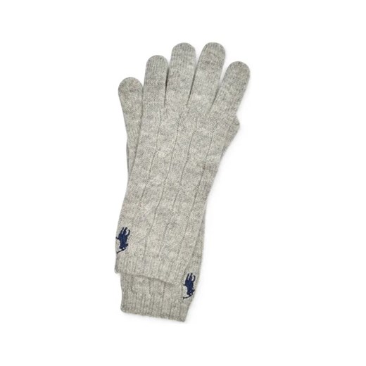 POLO RALPH LAUREN Wełniane rękawiczki | z dodatkiem kaszmiru ze sklepu Gomez Fashion Store w kategorii Rękawiczki damskie - zdjęcie 184317615