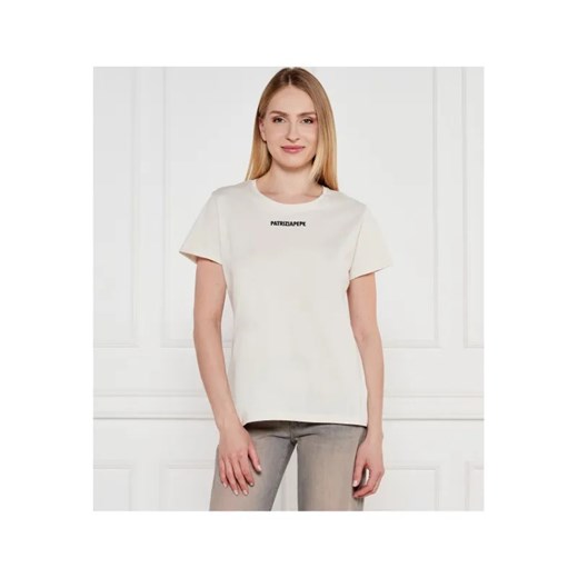 Patrizia Pepe T-shirt + kubek | Regular Fit ze sklepu Gomez Fashion Store w kategorii Bluzki damskie - zdjęcie 184317935