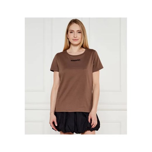 Patrizia Pepe T-shirt + kubek | Regular Fit ze sklepu Gomez Fashion Store w kategorii Bluzki damskie - zdjęcie 184317937