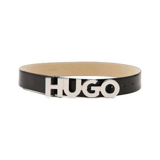 HUGO Skórzany pasek Zula ze sklepu Gomez Fashion Store w kategorii Paski damskie - zdjęcie 184317957