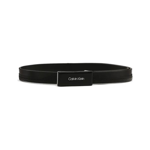 Calvin Klein Skórzany pasek DAILY DRESSED PLAQUE 2CM BELT ze sklepu Gomez Fashion Store w kategorii Paski damskie - zdjęcie 184317966