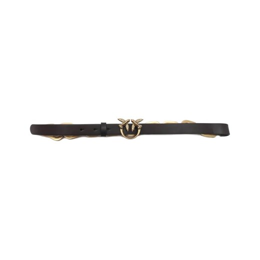 Pinko Skórzany pasek LOVE DAY MACRO CHAIN H2 BELT V ze sklepu Gomez Fashion Store w kategorii Paski damskie - zdjęcie 184318097