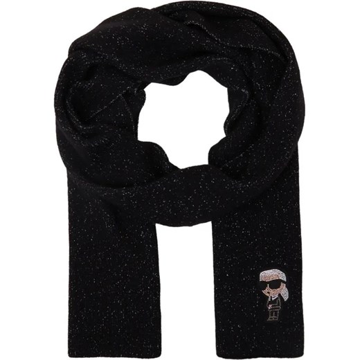 Karl Lagerfeld Wełniany szal k/ikonik 2.0 lur ze sklepu Gomez Fashion Store w kategorii Szaliki i chusty damskie - zdjęcie 184318468