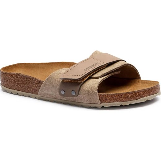 Birkenstock Skórzane klapki Oita EVA | narrow fit ze sklepu Gomez Fashion Store w kategorii Klapki damskie - zdjęcie 184318537