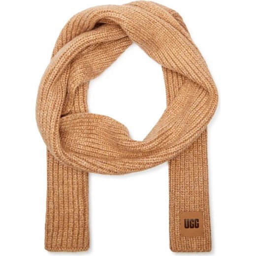 UGG Szal CHUNKY RIB | z dodatkiem wełny ze sklepu Gomez Fashion Store w kategorii Szaliki i chusty damskie - zdjęcie 184319079