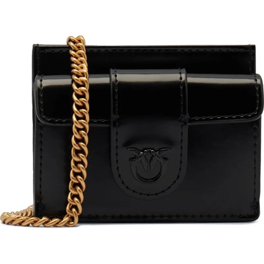 Pinko Skórzany portfel CARD HOLDER POCKET PELLE SPAZZ ze sklepu Gomez Fashion Store w kategorii Portfele damskie - zdjęcie 184319146