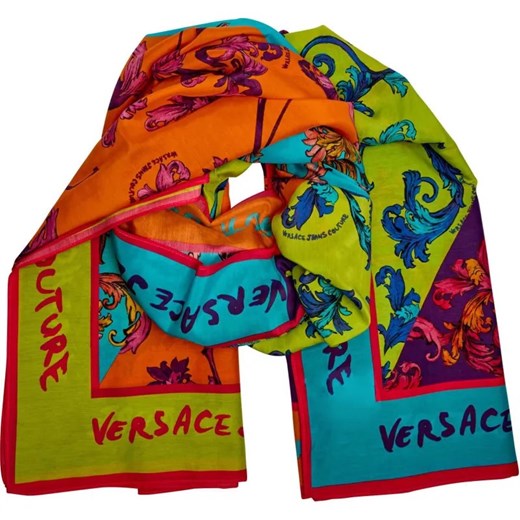 Versace Jeans Couture Szal | z dodatkiem jedwabiu ze sklepu Gomez Fashion Store w kategorii Szaliki i chusty damskie - zdjęcie 184319217