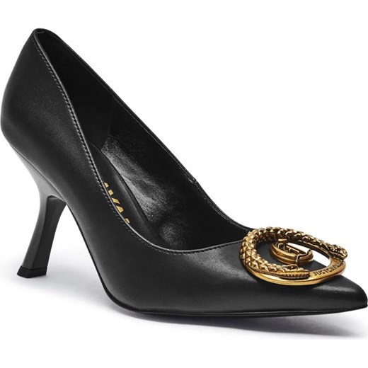 Just Cavalli Skórzane szpilki JASMINE ze sklepu Gomez Fashion Store w kategorii Czółenka - zdjęcie 184319275