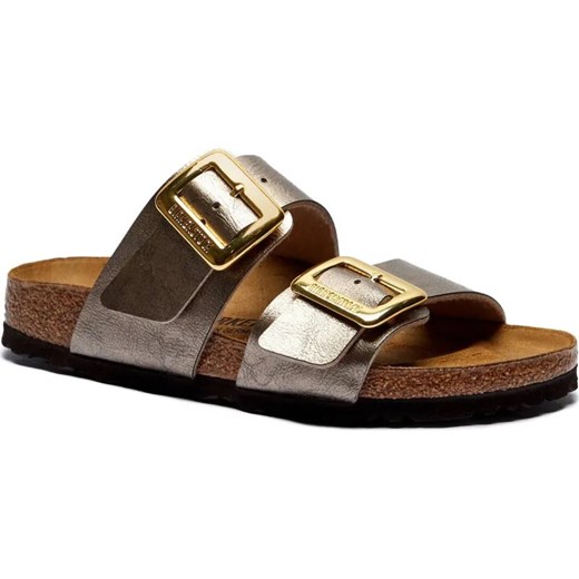Birkenstock Klapki Sydney CB | z dodatkiem skóry ze sklepu Gomez Fashion Store w kategorii Klapki damskie - zdjęcie 184319398