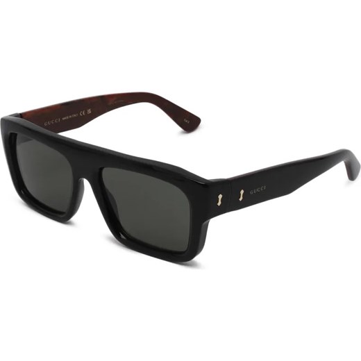 Gucci Okulary przeciwsłoneczne GG1461S-001 55 Sunglass MAN RECYCLED ACE ze sklepu Gomez Fashion Store w kategorii Okulary przeciwsłoneczne męskie - zdjęcie 184319557