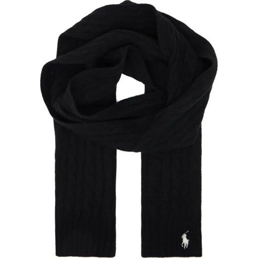 POLO RALPH LAUREN Wełniany szal | z dodatkiem kaszmiru ze sklepu Gomez Fashion Store w kategorii Szaliki i chusty damskie - zdjęcie 184320099