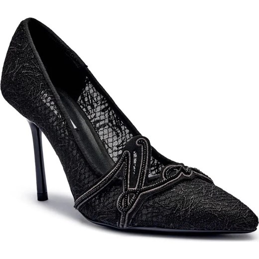 Karl Lagerfeld Szpilki SARABANDE | z dodatkiem skóry ze sklepu Gomez Fashion Store w kategorii Czółenka - zdjęcie 184320288