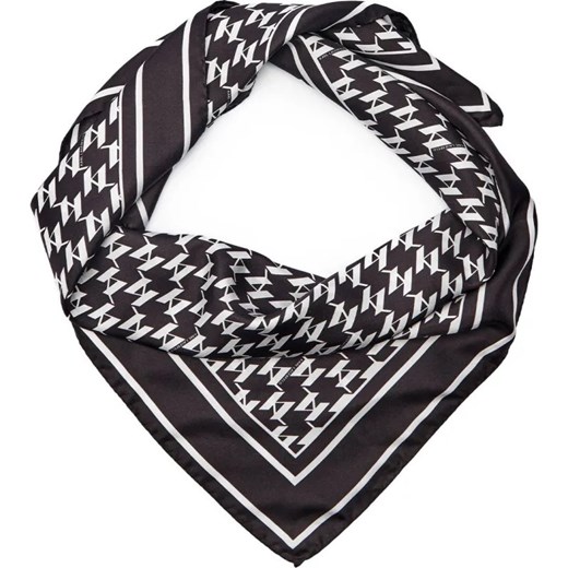 Karl Lagerfeld Jedwabna chusta k/monogram ze sklepu Gomez Fashion Store w kategorii Szaliki i chusty damskie - zdjęcie 184320298