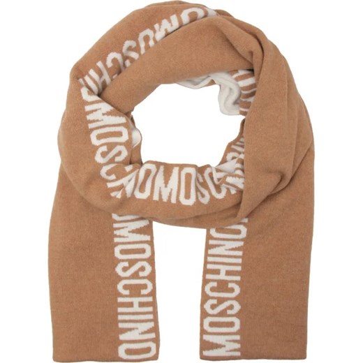 Moschino Dwustronny szal | z dodatkiem wełny i kaszmiru ze sklepu Gomez Fashion Store w kategorii Szaliki i chusty damskie - zdjęcie 184320388
