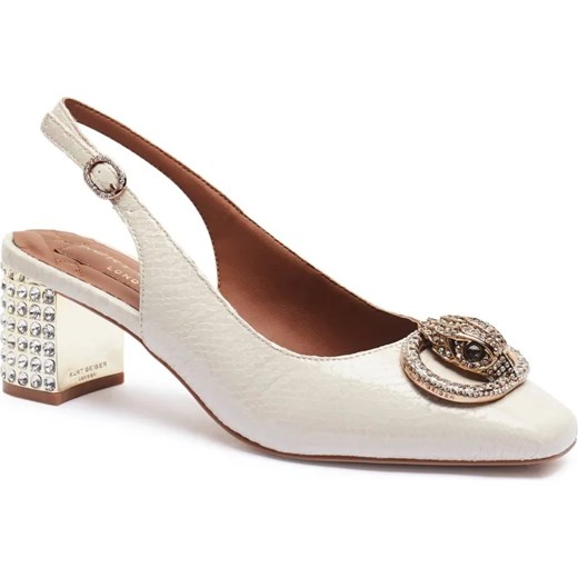 Kurt Geiger Skórzane czółenka na słupku 225-CHELSEA ze sklepu Gomez Fashion Store w kategorii Czółenka - zdjęcie 184320479