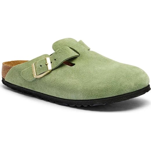 Birkenstock Skórzane mule BOSTON ze sklepu Gomez Fashion Store w kategorii Klapki damskie - zdjęcie 184320648
