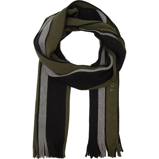 Tommy Hilfiger Szal CORPORATE RASCHELLE | z dodatkiem wełny ze sklepu Gomez Fashion Store w kategorii Szaliki męskie - zdjęcie 184320829