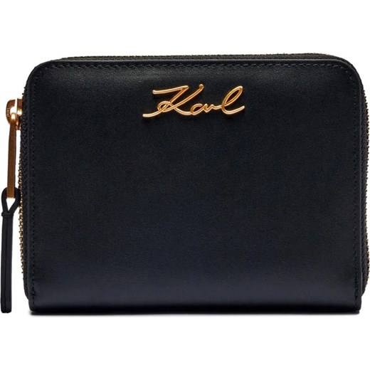 Karl Lagerfeld Skórzany portfel K/SIGNATURE ze sklepu Gomez Fashion Store w kategorii Portfele damskie - zdjęcie 184320986