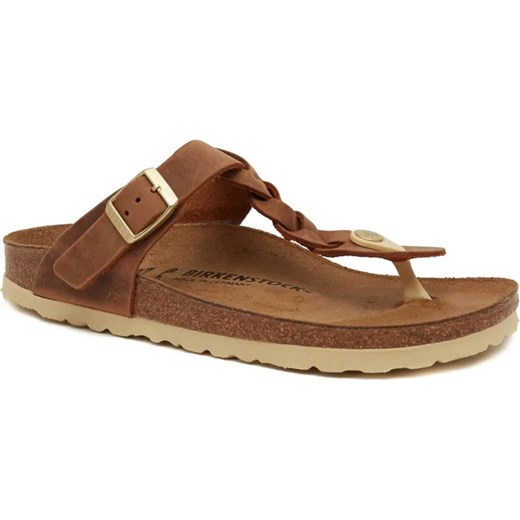Birkenstock Skórzane japonki Gizeh Braided LEOI 36 okazyjna cena Gomez Fashion Store