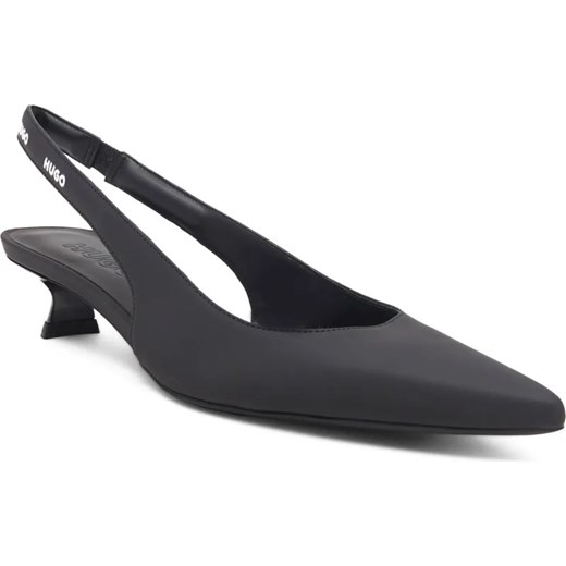 HUGO Skórzane czółenka Alexis Slingback35LG ze sklepu Gomez Fashion Store w kategorii Czółenka - zdjęcie 184321246