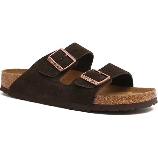 Birkenstock Skórzane klapki Arizona SFB LEVE 38 wyprzedaż Gomez Fashion Store