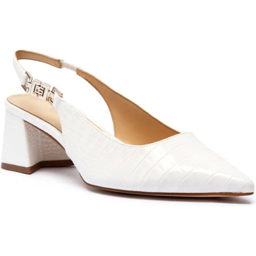 Guess Czółenka na słupku ZABELA | z dodatkiem skóry ze sklepu Gomez Fashion Store w kategorii Czółenka - zdjęcie 184321728