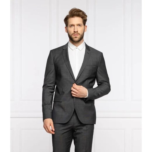 HUGO Wełniana marynarka Arti212 | Extra slim fit ze sklepu Gomez Fashion Store w kategorii Marynarki męskie - zdjęcie 184321807