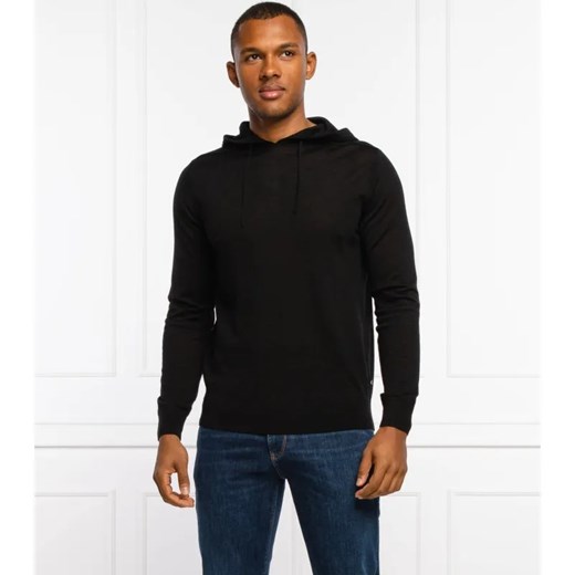 Emporio Armani Wełniany sweter | Regular Fit ze sklepu Gomez Fashion Store w kategorii Swetry męskie - zdjęcie 184321875