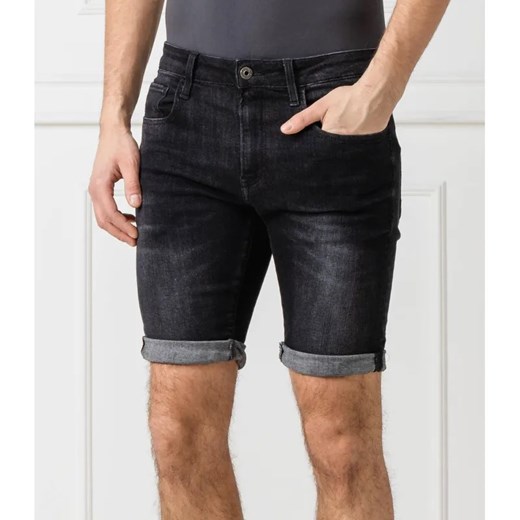 G- Star Raw Szorty 3301 | Slim Fit | denim ze sklepu Gomez Fashion Store w kategorii Spodenki męskie - zdjęcie 184322075