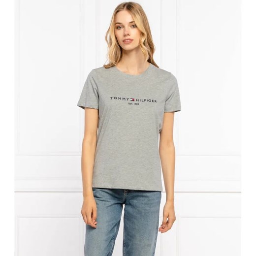 Tommy Hilfiger T-shirt | Regular Fit ze sklepu Gomez Fashion Store w kategorii Bluzki damskie - zdjęcie 184322196