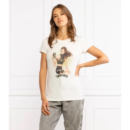 Twinset U&B T-shirt | Regular Fit ze sklepu Gomez Fashion Store w kategorii Bluzki damskie - zdjęcie 184322247