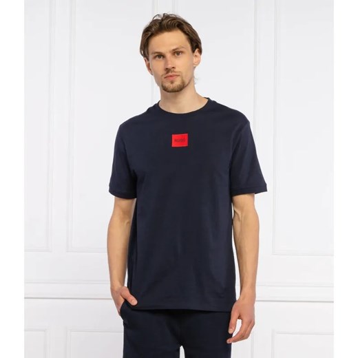 HUGO T-shirt Diragolino212 | Regular Fit ze sklepu Gomez Fashion Store w kategorii T-shirty męskie - zdjęcie 184322257